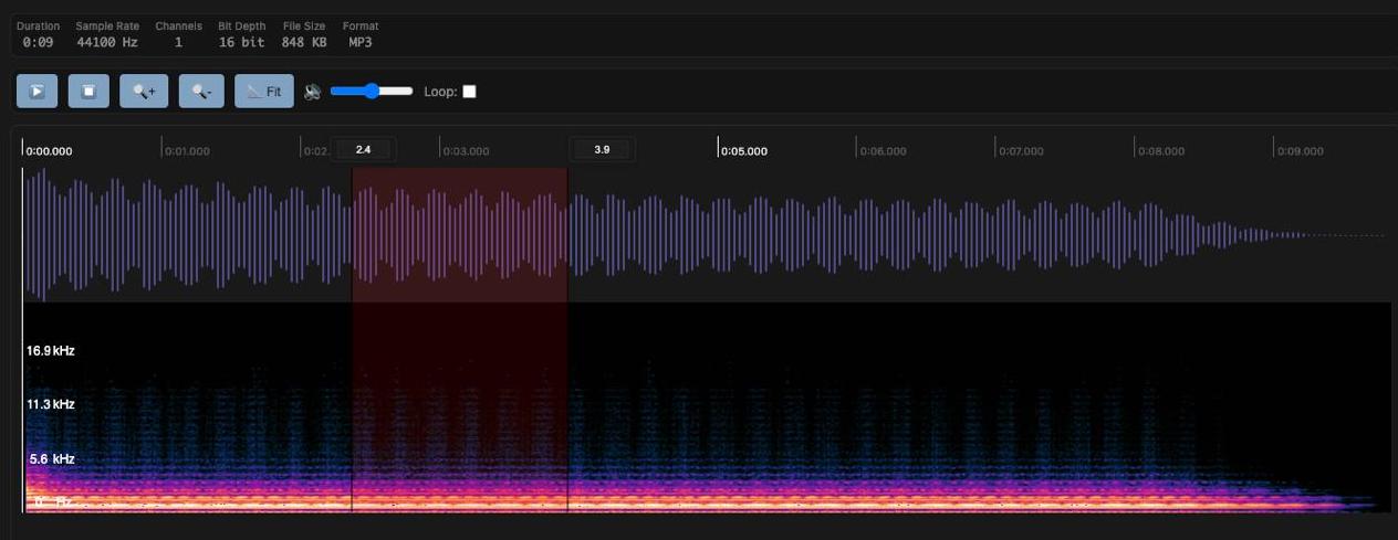 Audio Viewer Screenshot